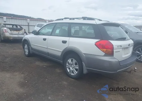 2005 Subaru Outback 2.5I z USA, uszkodzony, nr VIN 4S4BP61C157363112